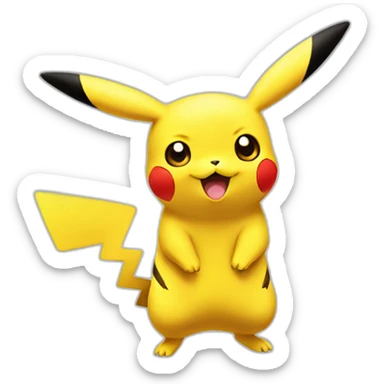 Pikachu Pokémon sticker