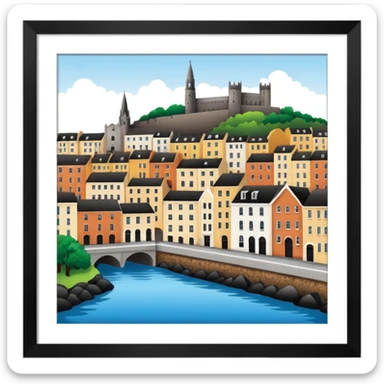 city cork ireland sticker