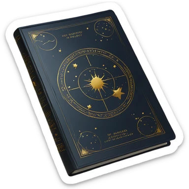 book of astrology sticker
