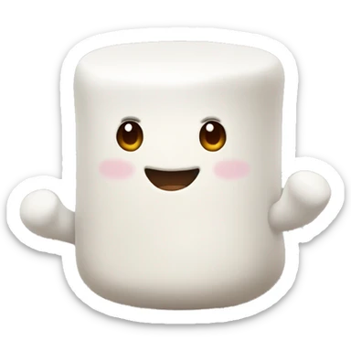 Marshmallow sticker
