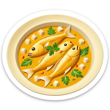 Fish Amok cambodian dish sticker