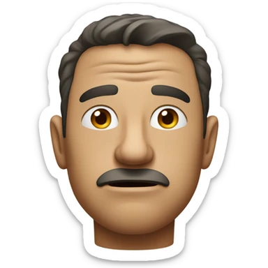 Guy with a stank face sticker