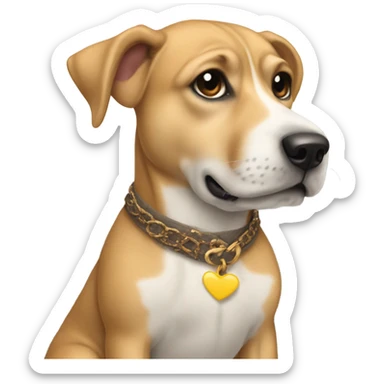 Dog wearing Taylor swift clothes sticker