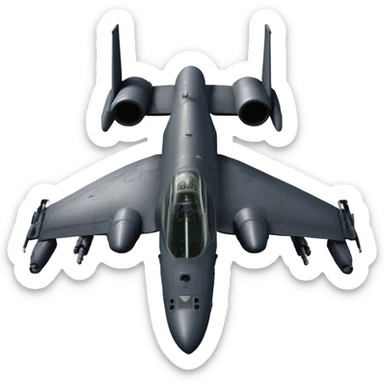 A-10 raven  sticker