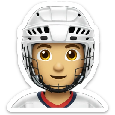 Dragon’s hockey player sticker