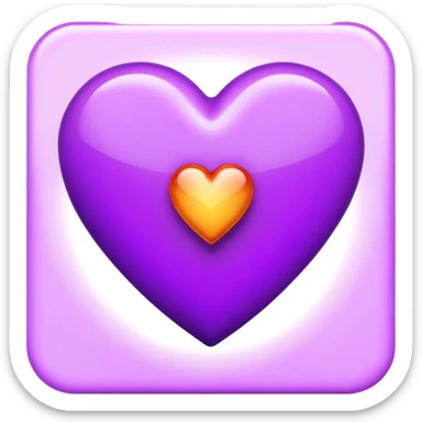 The Letter “i” inside a Purple Heart sticker