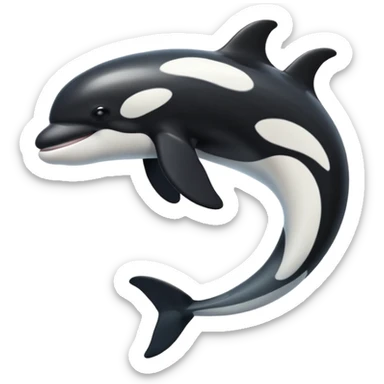 killer whale sticker