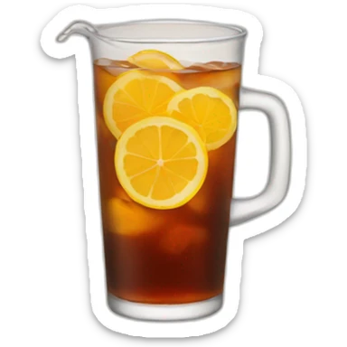 Ice tea analysis sticker