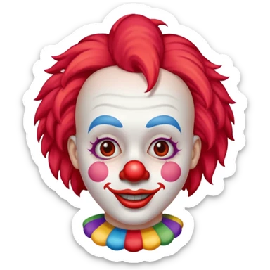 Pervert clown sticker