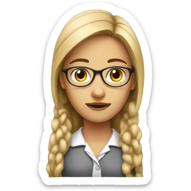 psychologist girl sticker