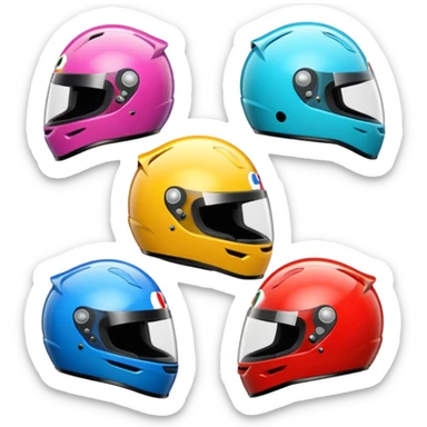 Cascos de f1 sticker