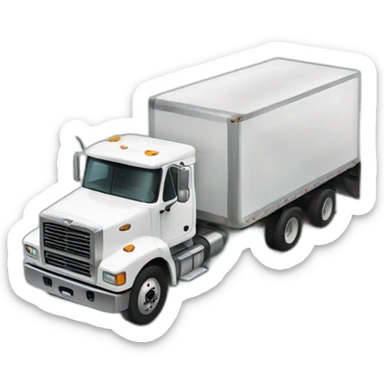 truck backing up sticker