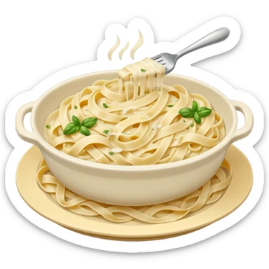 Fettuccine alfredo sticker