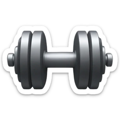 dumbbell sticker
