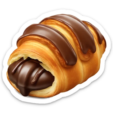 Chocolate croissant  sticker