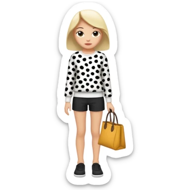 spotted clothing sticker