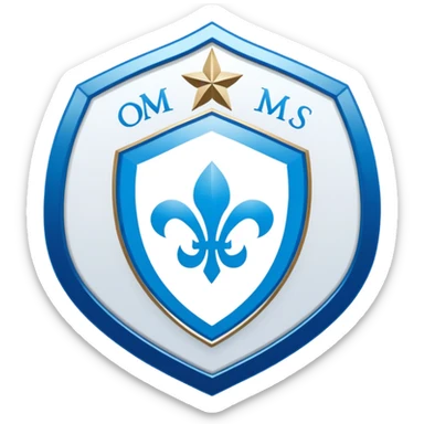 Logo du club olympique de marseille sticker