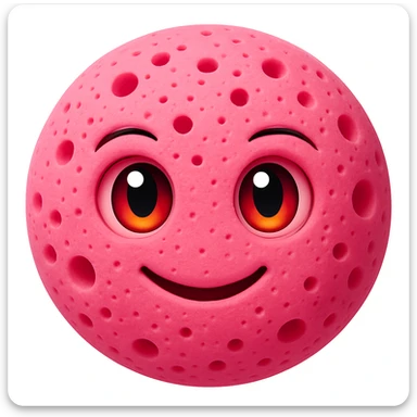 change color to pink, change form to circle sticker