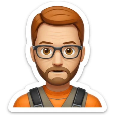 gordon freeman 100 × 100px sticker