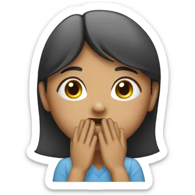 Clapping gal sticker