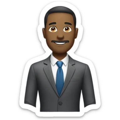 bussines man sticker