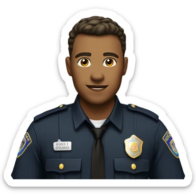 A gay cop  sticker