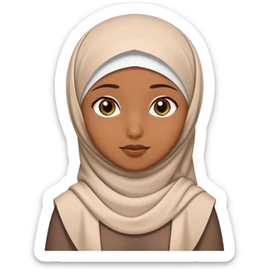 girl go to salat trawih sticker