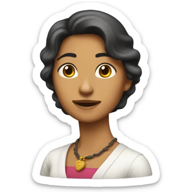 Has a una mujer morenita con un frespuder sticker