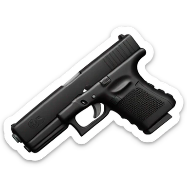 Black Glock sticker