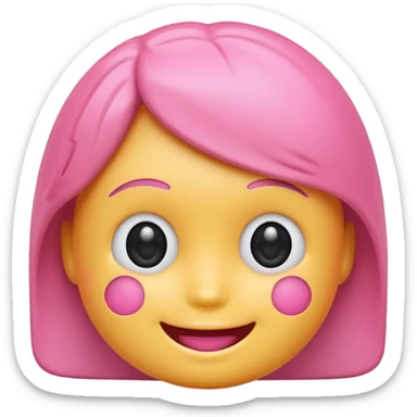 toy doll in emoji style sticker