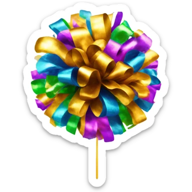 Cheerleader Pom Pom sticker