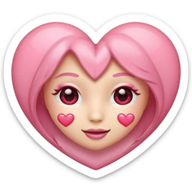 Mache einen coquette emoji sticker