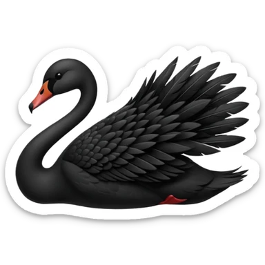 Cisne negro sticker