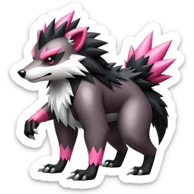 Shiny Obstagoon (full body) sticker