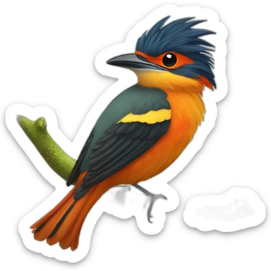 Amazonian Royal Flycatcher sticker