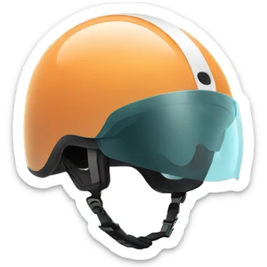 bike helmet with tinted visor sticker