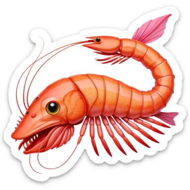 Tiger-Prawn-Fish sticker