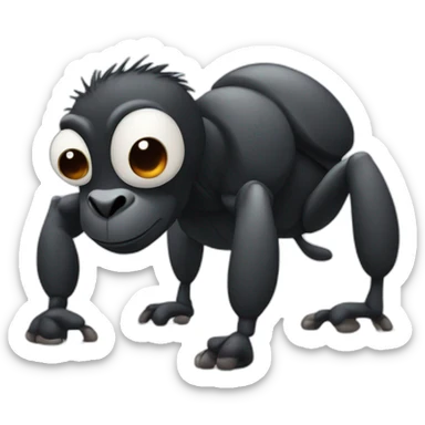 ant with gorilla sticker