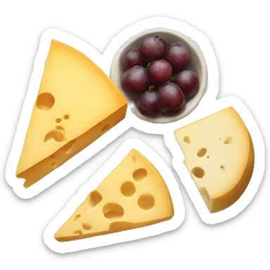 Cheese platter sticker