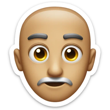 Eyes that look inwards sticker