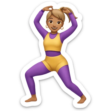 Emoji twerking sticker
