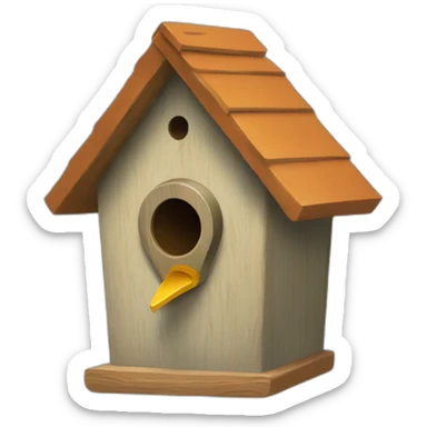birdhouse sticker