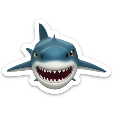 Un tiburón en un autobus sticker