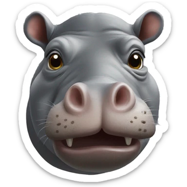 Hippopotame  sticker