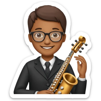 teacher of music sticker