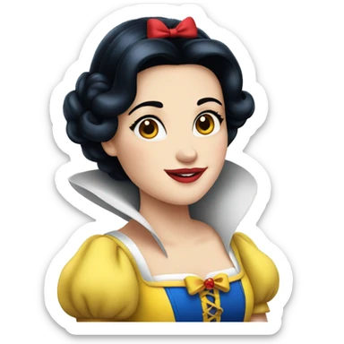 snow white sticker