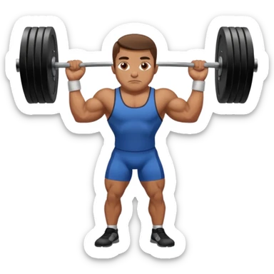 weightlifter sticker