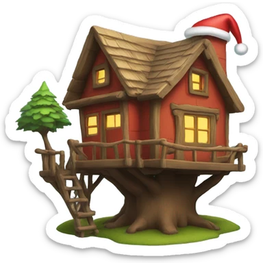 santas Treehouse sticker