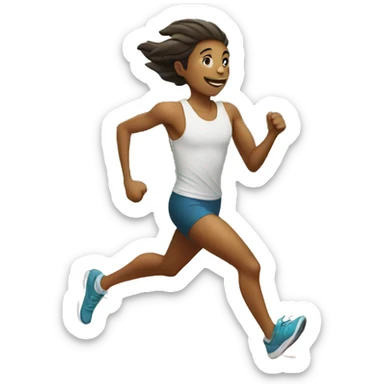 running sticker