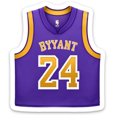 Kobe bryant jersey sticker